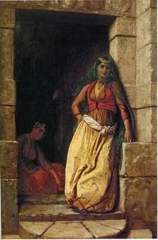 unknow artist Arab or Arabic people and life. Orientalism oil paintings 611 Norge oil painting art